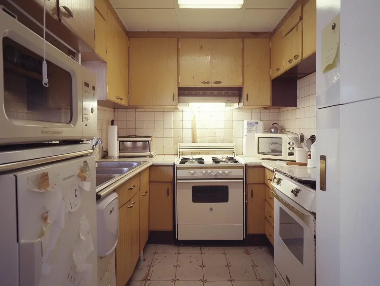 Small kitchen before renovation